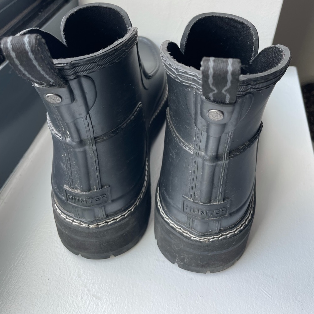 Hunter Black Chelsea Rain Boots - Picture 4 of 6